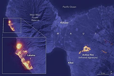 lahaina laser fire|maui wildfires video.